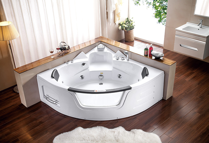 A050 157cm Kúpeľňa Jacuzzi Rohová vírivá vaňa